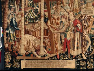 The legend of the Holy Cross. Ca 1450 (detail)