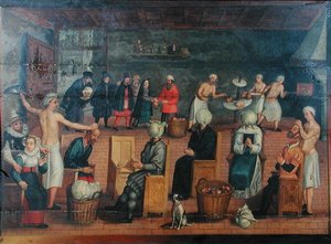 Decapitation and Replacing Heads with Cabbages by Flemish School