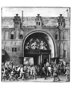 Entry of Hercule Francois of France, Duke of Alencon (1554-84) into Antwerp, 19th February 1582