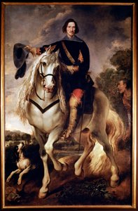 Equestrian Portrait of a Captain with His Moorish Page