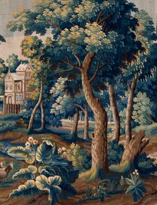Flemish tapestry. End 17th century. Property of the church Sint-Walburgakerk Oudenaarde.