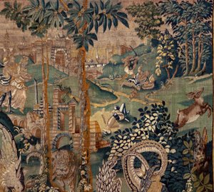 Landscape with Pergola and Big Beasts