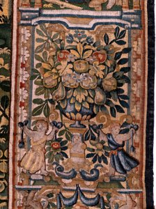 Series Story of Cyrus. No V Combat between two warriors and the death of Cyrus. Based on Michiel Coxcie. Ca 1590. by Flemish School
