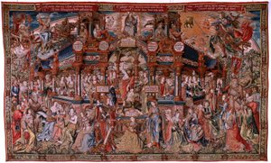 Virtue (Flemish Tapestry) by Flemish School