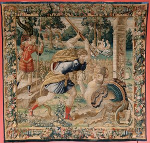 Hercules in the Garden of the Hesperides (Series The Labours of Hercules) by Flemish School