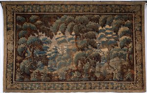 Flemish tapestry. Verdure. End 17th-begin 18th century. Property of the church Sint-Walburgakerk Oudenaarde (Dekenij van de Sint-Walburga)