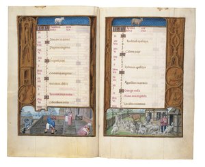 Folios from the Rothschild Book of Hours, Ghent or Bruges by Flemish School