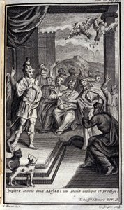 Jupiter Sends Two Eagles: A Soothsayer Explains This Prodigy (Illustration for Book II of the Odyssey of Homer) by Flemish School
