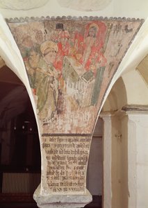 Mass of St. Gregory, mural from the crypt