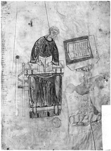 Lectionary, the copyist by Flemish School