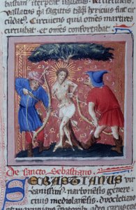 Page from the Golden Legend, Bruges, c.1400-10