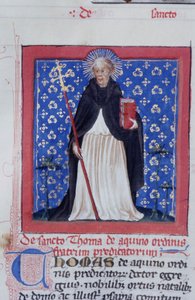 Page from the Legenda Aurea, Bruges, c.1400-10 by Flemish School