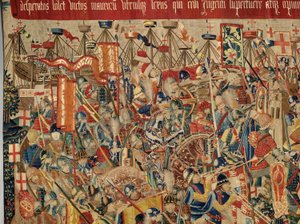 Take of Arcila. Series Conquests of King Alfonso I of Portugal by Flemish School