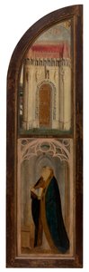 Right panel of Madonna and Petrus Wijts by Flemish School