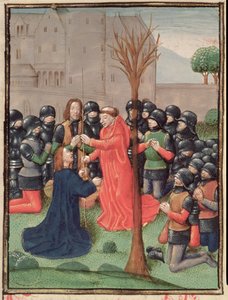 The Finding of the Spear with Which Christ Was Pierced, from Estoire d