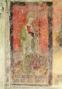St. Apollonia, mural from the crypt