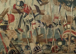 Tapestry Showing the Conquests of King Alfonso V of Portugal (Detail) by Flemish School