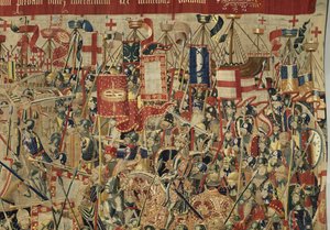 Tapestry showing the Conquests of King Alfonso V of Portugal by Flemish School