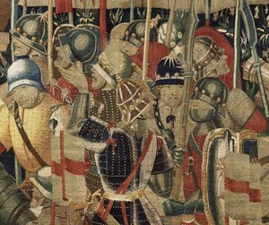 Tapestry showing the Conquests of King Alfonso V of Portugal by Flemish School