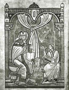 The Ecstasy of St. Gregory Glimpsed by the Deacon Peter by Flemish School