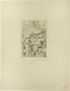 Frontispiece to La messe de Gnide