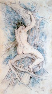 Hamadryade by Félicien Rops