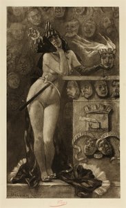 Modern Masks by Félicien Rops
