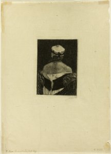 The Model by Félicien Rops