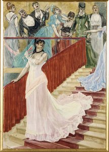The Row by Félicien Rops