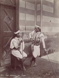 Sais Couriers in Cairo by Félix Bonfils