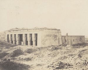 Denderah Tentyris, Temple of Hathor - General View, 1851-52, printed 1853-54
