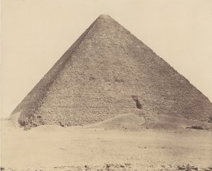 Necropolis of Memphis, Pyramid of Cheops Great Pyramid by Félix Teynard