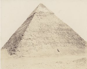 Djizeh Necropolis of Memphis, Pyramid of Chephren by Félix Teynard
