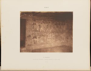 El-Fourdjeh. Hypogean Architecture - Interior Painting of the Right Wall