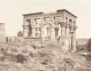 Ile de Fileh Philae, East Building - Lateral View from Point D