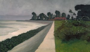 The Sea at Honfleur by Félix Vallotton