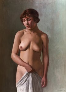 Standing Young Girl by Félix Vallotton