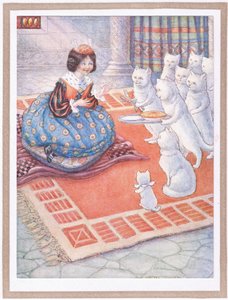 The cats brought the princess some mouse pie