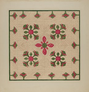 Applique Quilt by Florence Hastings