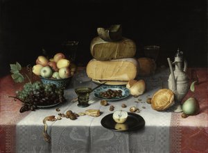 Still Life with Cheese, c.1615