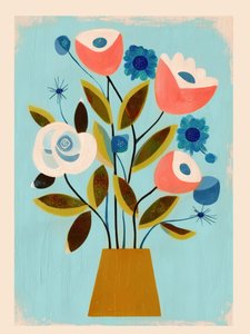 Modern Floral Bouquet by Flow Line