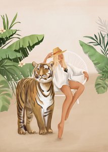 Tropical Tiger Woman