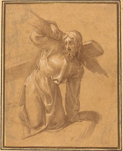 Christ Falling under the Cross by Follower of Francesco Salviati