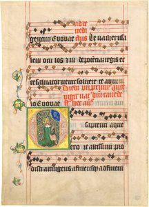 David in Prayer by Follower of Master of the Golden Bull