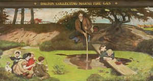 Dalton Collecting Marsh Fire Gas by Ford Madox Brown