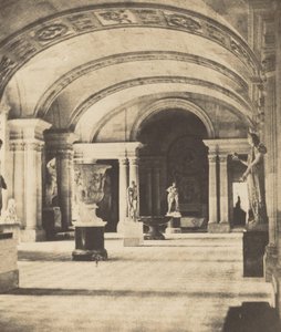 Salon of the Caryatides, Louvre, c. 1851 by Fortuné Joseph Petiot Groffier