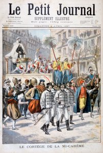 The Procession of the Mid-Lent Festival by Fortuné Méaulle
