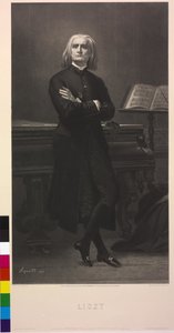 Franz Liszt by Fortune Joseph Seraphin Layraud