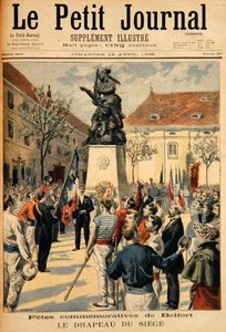 Commemoration of the Siege of Belfort, illustration from Le Petit Journal, 19th April 1896