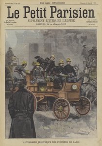 Electric fire engine of the Paris Fire Brigade